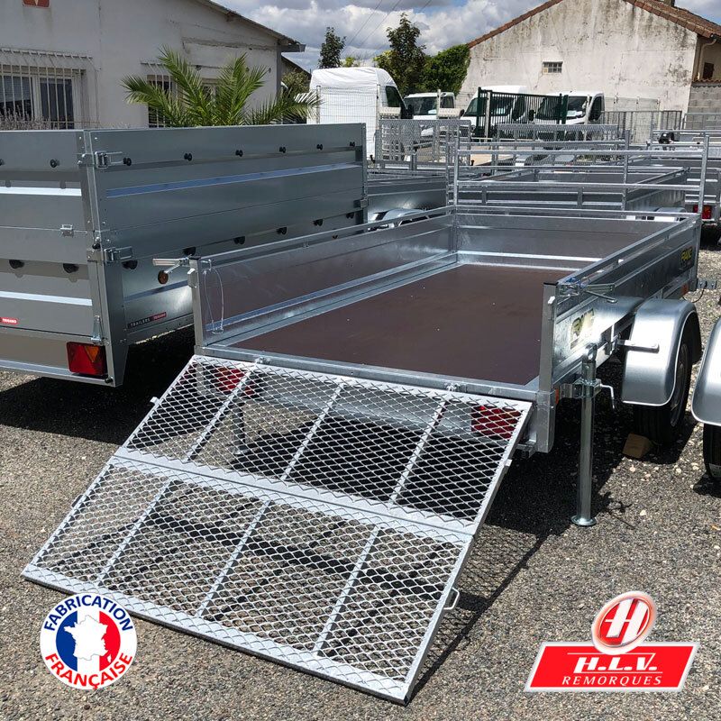 Remorque utilitaire Trigano RE 250 SF avec hayon arrière amovible