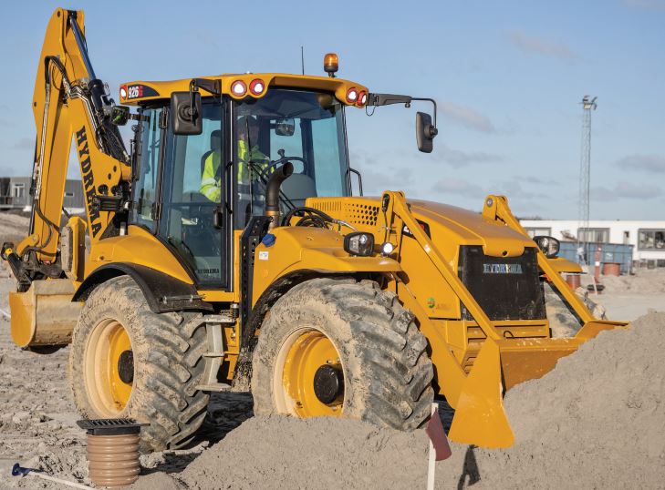 Chargeuse/pelleteuse diesel et entièrement automatique - Hydrema 922G_3