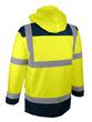 Parka haute visibilité Piama 4x1 - 280g - Bandes rétro-réfléchissantes - Bicolore bleu marine et jaune_3