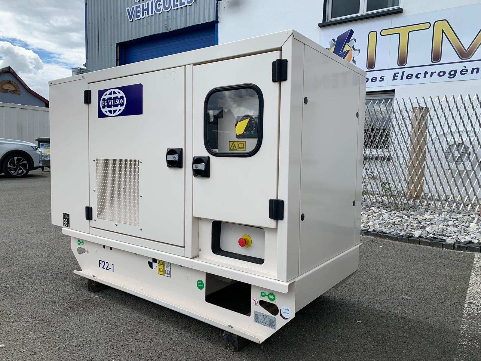 Groupe électrogène FG WILSON avec capote insonorisé neuf - F22 - 22 KVA_3