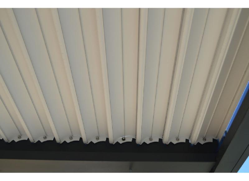 Pergola autoportée bioclimatique motorisée Eris 3x4 m en aluminium - Grey_3