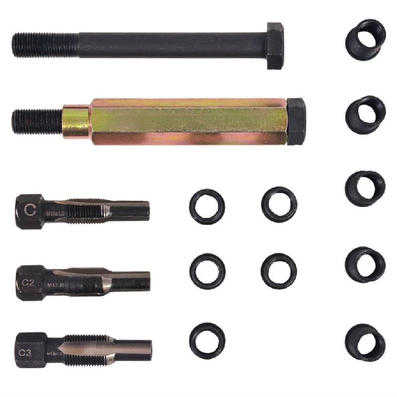 Vidaxl kit réparation filetage bougie de préchauffage 15 pcs m10x1,0mm 210391_3