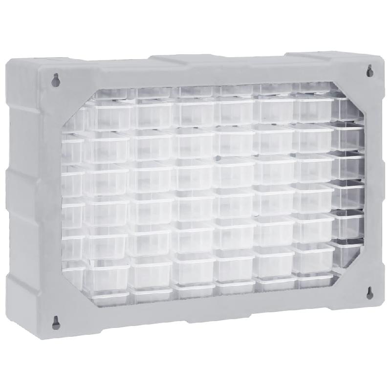 Vidaxl organisateur multi-tiroirs avec 64 tiroirs 52x16x37,5 cm 147580_3