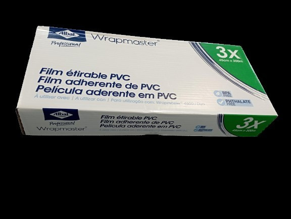 Albal bobine film alimentaire 45cmx300m pour devidoir wrapmaster 4500 carton de 3 bobines_3