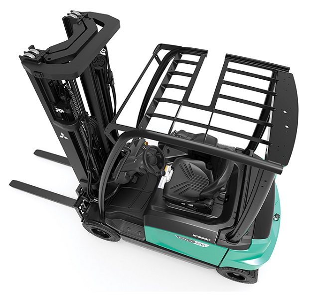 Location courte durée de chariot élévateur électrique Mitsubishi 1800 kg - 48V 4 roues - EDIA EM FB18AN - maniabilité et souplesse exceptionnelles_3