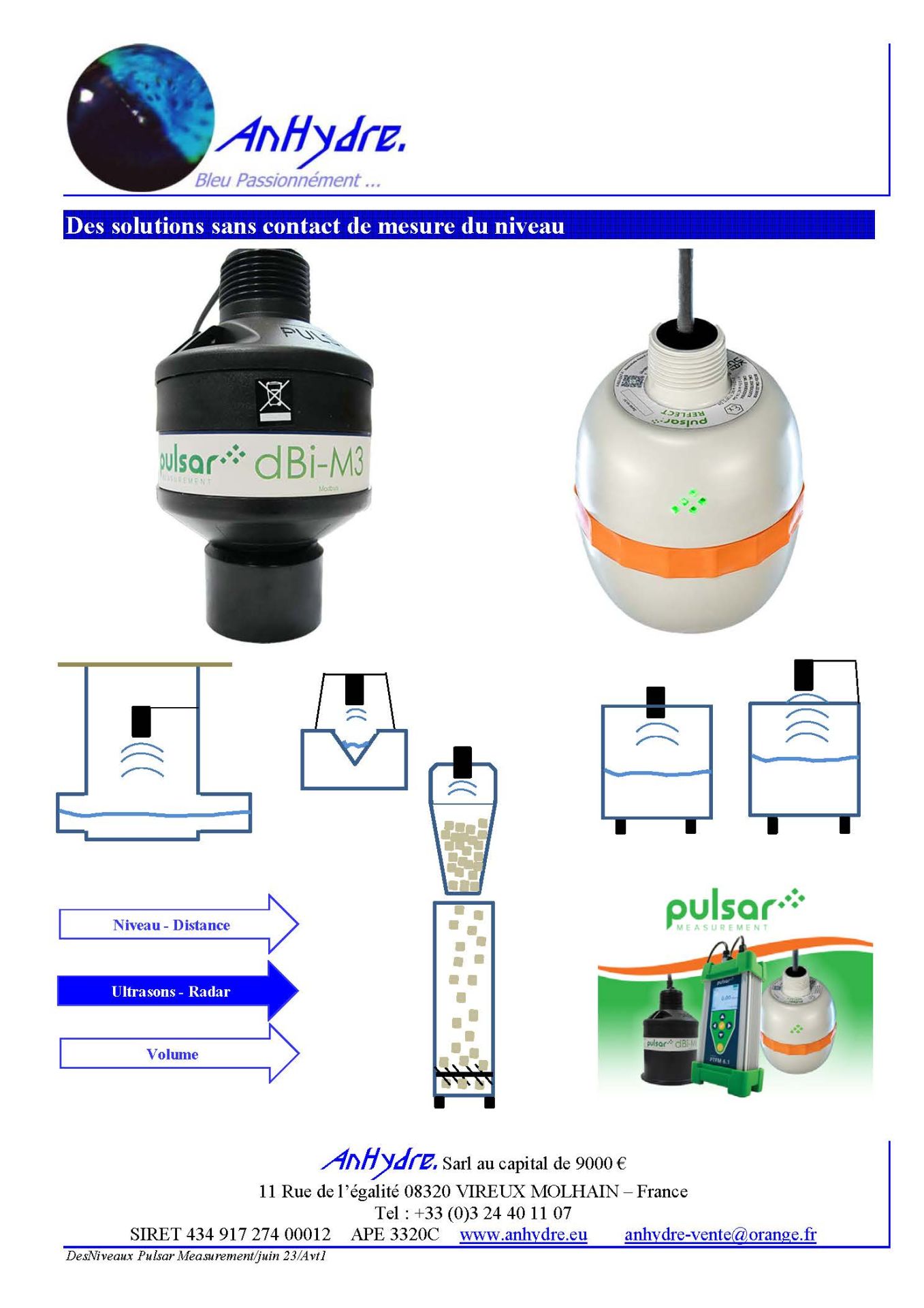 Sonde de niveau sans contact ATEX Pulsar IMP - certifiée pour applications corrosives et agressives_3