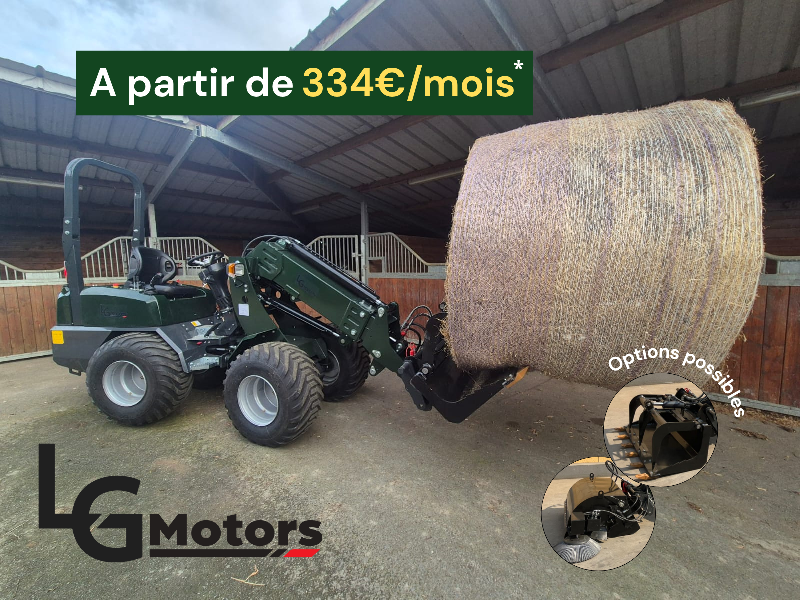 Valet de ferme - Chargeuse multifonction H180 - L'outil indispensable pour l'entretien des écuries_3