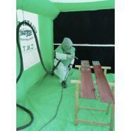 Cabine gonflable sablage / grenaillage / aérogommage_3