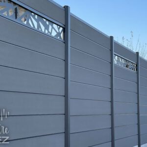 Système de clôture en composite pour jardin