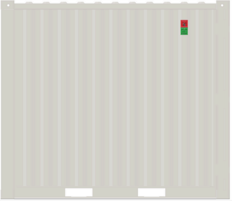 Container de stockage 10 pieds -Porte sectionnelle - LC10 garage_3