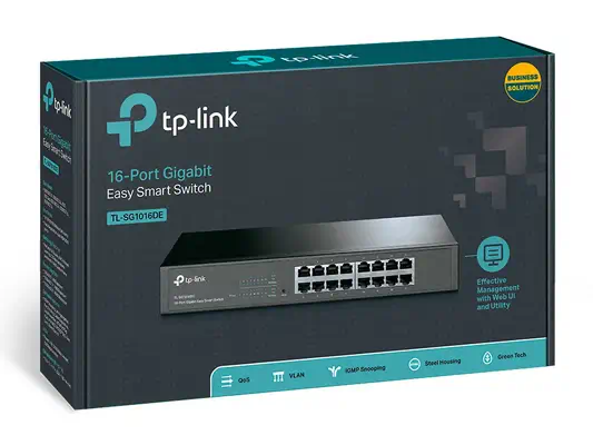 TP-Link TL-SG1016DE Géré L2 Gigabit Ethernet (10/100/1000) 1U Noir_3