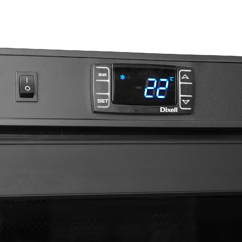 Vitrine réfrigérée noire UR600BG TEFCOLD_3