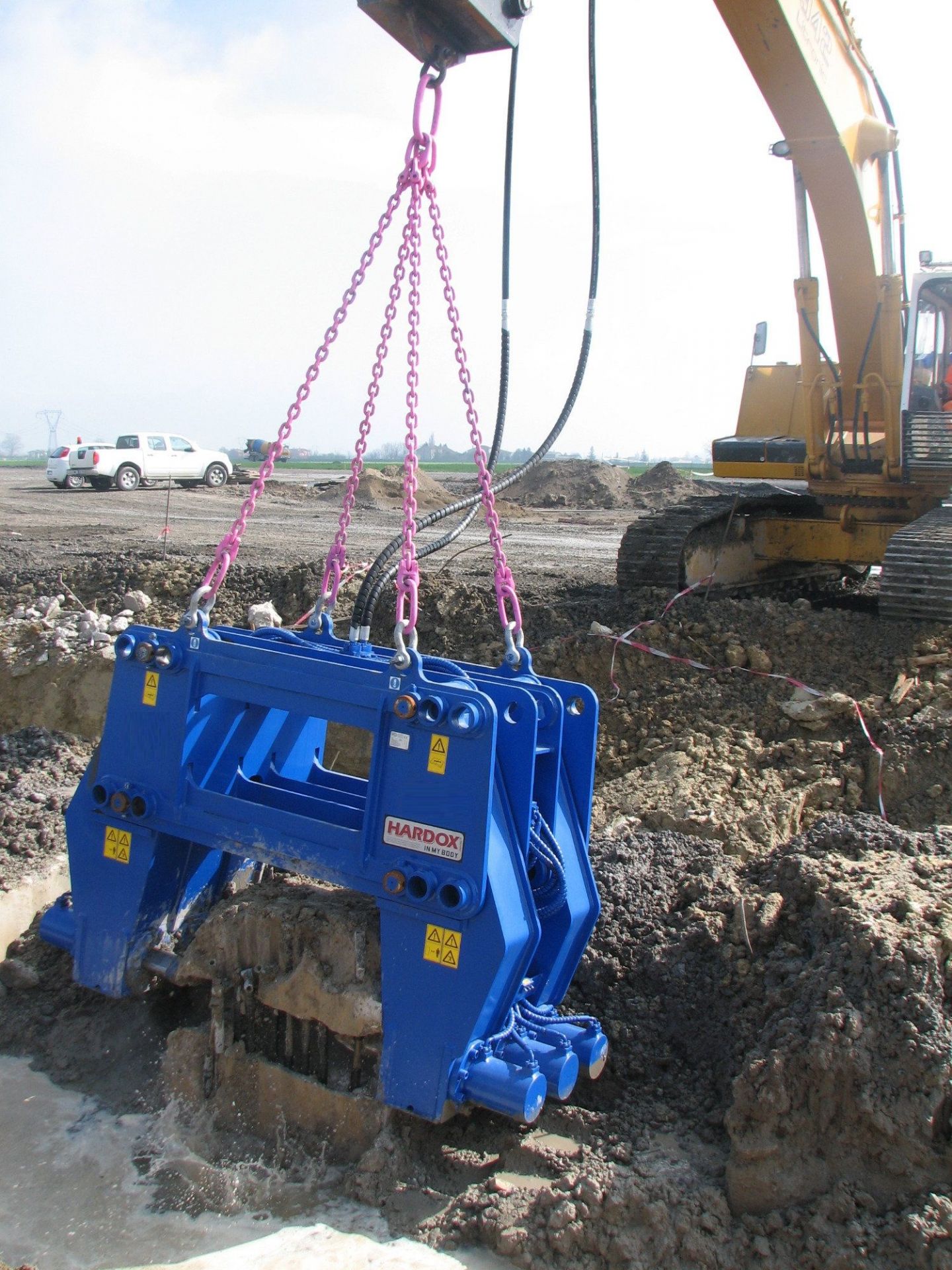 Éminceur à béton pour pelles 30 à 70 tonnes - 4650 à 5300 kg avec rotator - Ouverture réglable 1000 à 1500 mm_3