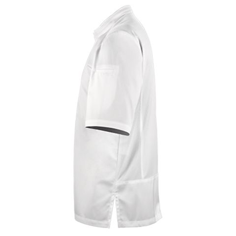 Veste de cuisine homme avec poche stylo sur la manche gauche