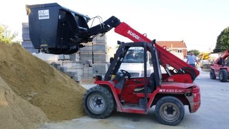 Godet à bigbags pour un travail rapide et sécurisé