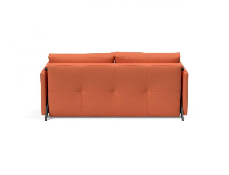 Canapé design convertible Cubed 02 Arms - Innovation Living - Lit 160x200 cm - Tissu Argus Rust_3