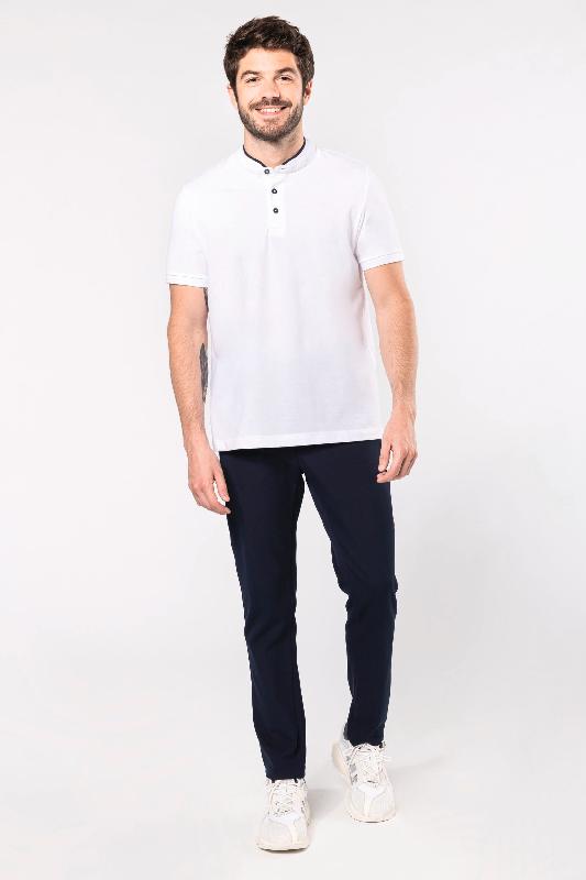 Polo col mao manches courtes homme - Réf: K223 - Kariban - 100% coton - Lavable à 60°C_3