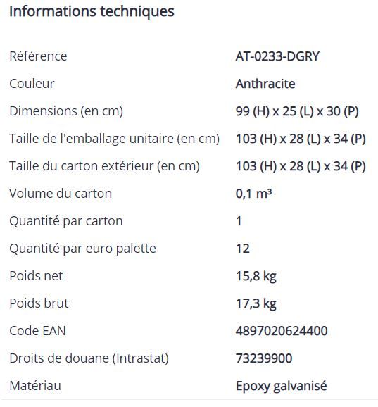 Réf: AT-0233-DGRY - Conteneur avec cendrier Probbax - 29 L / 3 L - acier galvanisé et finition époxy anti-UV_3