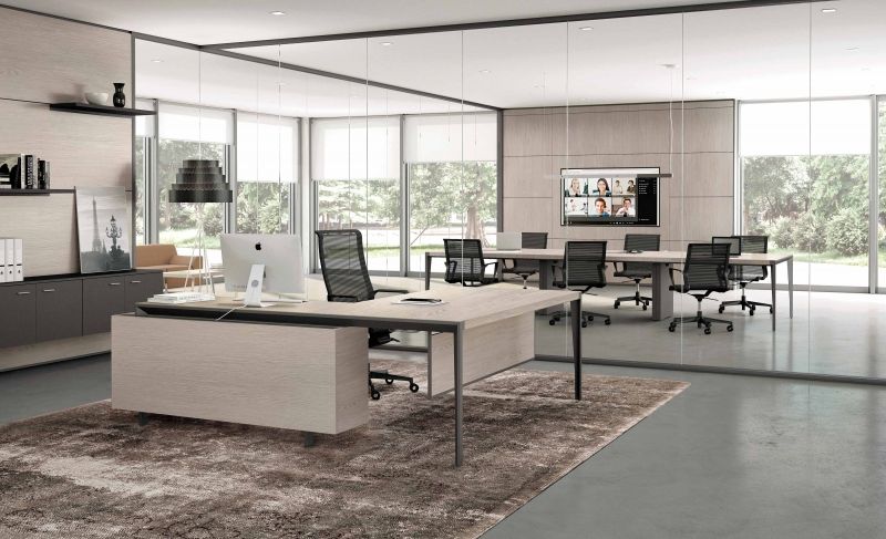X9 - Bureaux de direction Quadrifoglio - design minimaliste avec finitions de qualité_3