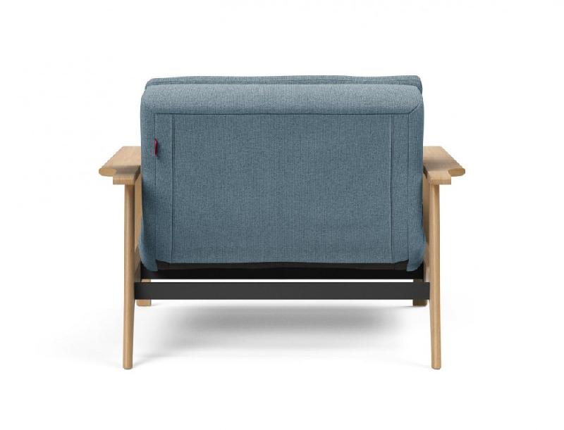 Fauteuil design convertible Innovation Living Dublexo Frej - Lit 90x115 cm - Piétement chêne clair - Soft Indigo_3