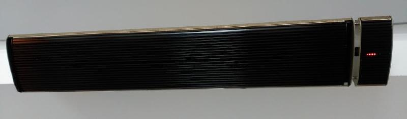 Panneau radiant - Modèle PC1800R - Télécommande et régulation d'intensité - Hauteur d'installation 2,5 m_3