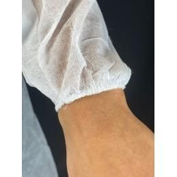 Blouse d'hygiène à usage unique - Polypropylène - Fermeture ZIP - 40 g/m²_3
