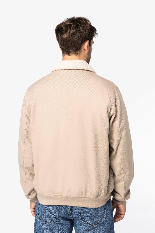 Veste écoresponsable unisexe - col Sherpa - Native Spirit - Réf: NS612 - 100% coton biologique_3