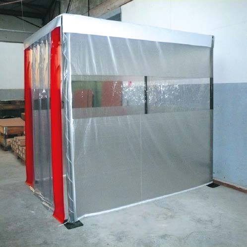 Cabine prémontée SINTHYKIT pour espaces protégés - Meulage, soudage, peinture et plus_3