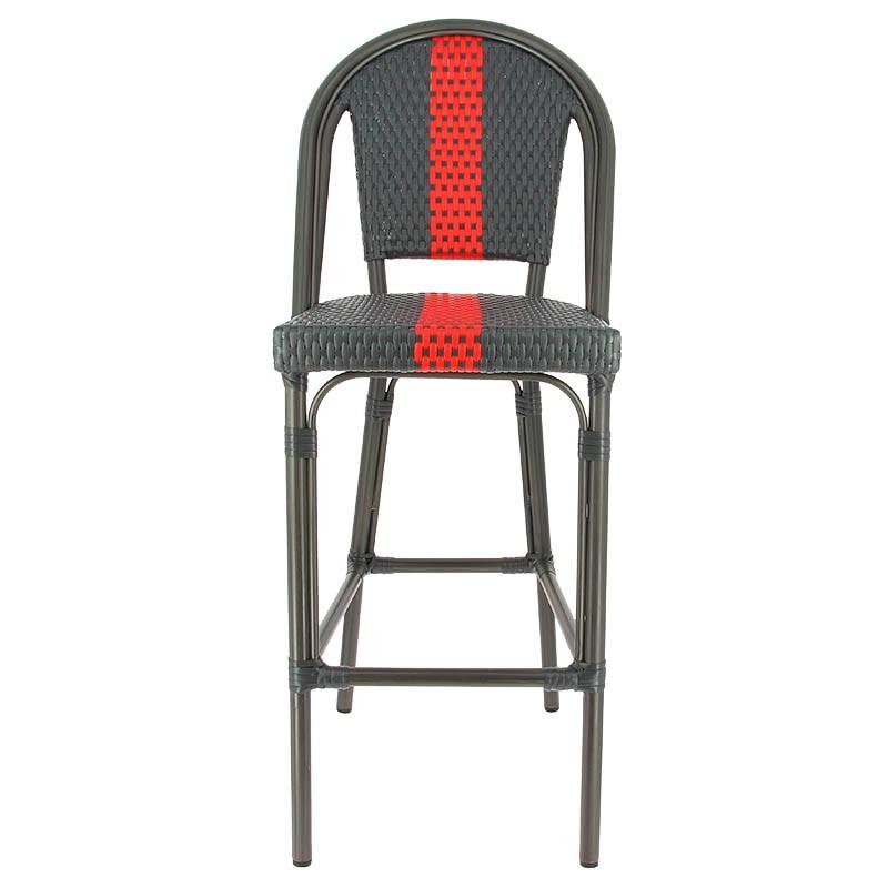 Chaise haute monaco - rouge_3