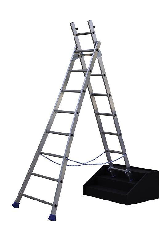 Échelle transformable 2 plans KET2 - 2m30 à 3m70_3
