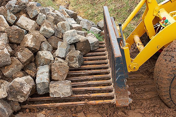 Fourche à pavés KM 250 Knikmops Rollmops - diverses largeurs et grappin en option_3