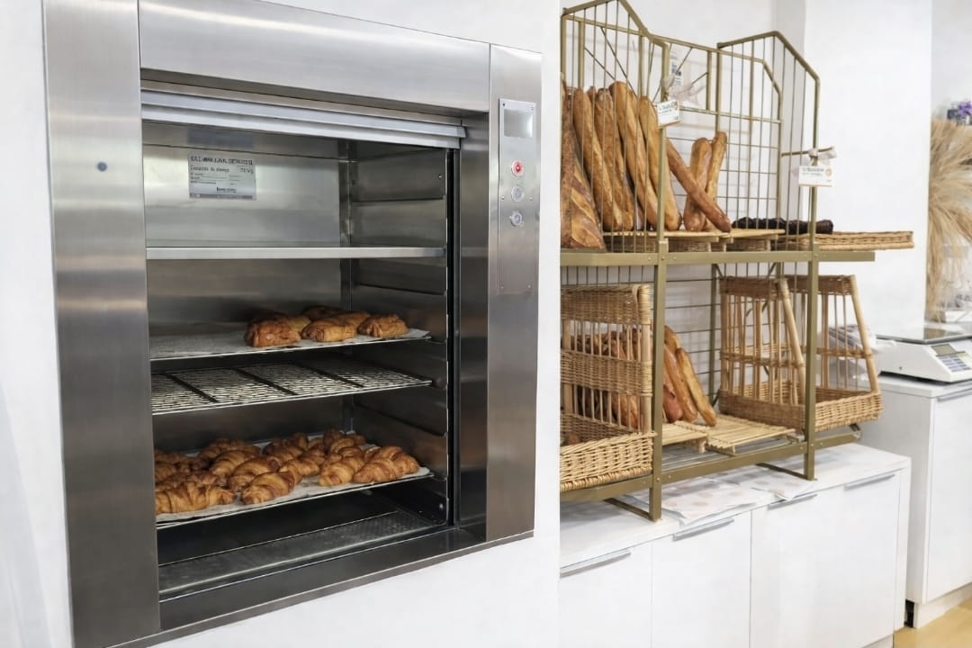 Monte-charge pour boulangerie, pâtisserie_4