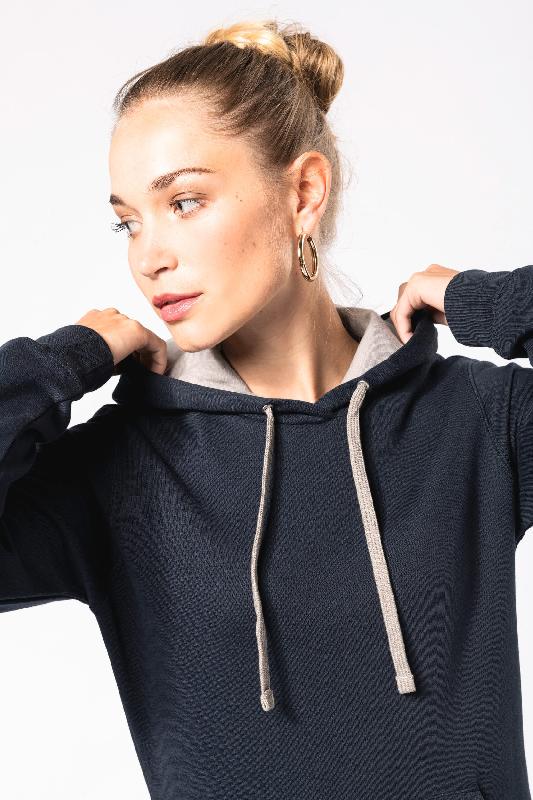 Sweat-shirt à capuche bicolore femme - Réf : K465 - Kariban - 280 g/m²_3