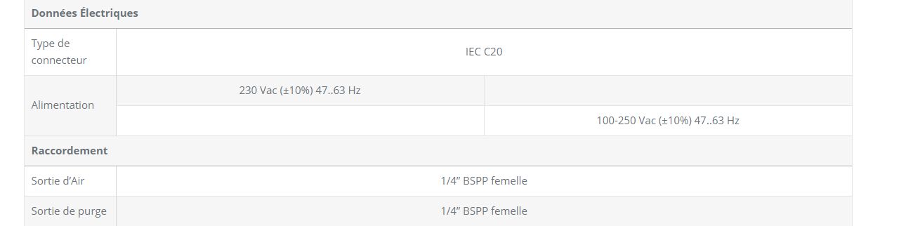 Compresseur d'air à spirales Ag OFCAS Scroll iQ - LNI Swissgaz - 1,8kW à 2,5kW - technologie silencieuse et sans huile_3