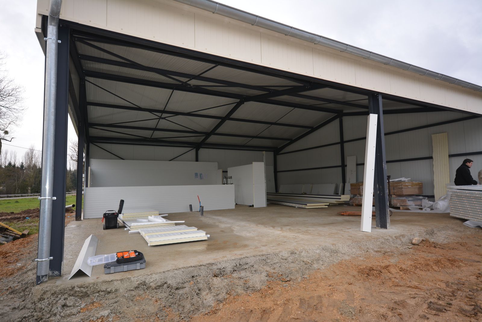 Kit modulaire pour bâtiment de légumerie