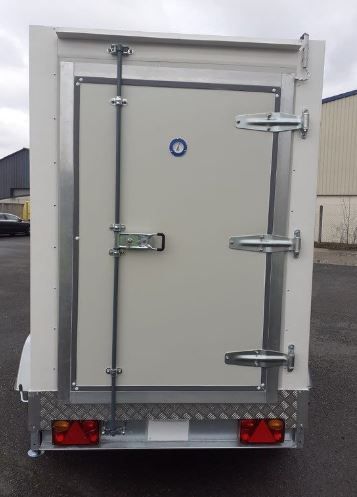 Remorque frigorifique surgelé double essieu 750kg - RAPHA 18 - Températures -15 à -23°C - Dimensions intérieures 2m20 x 1m24 x 1m60_4