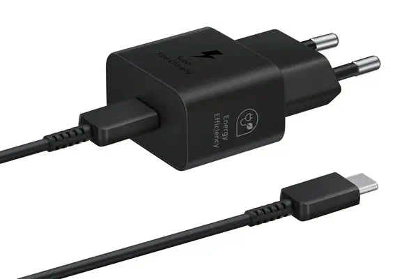 SAMSUNG fast charger USB-C 25W with data cable black_3