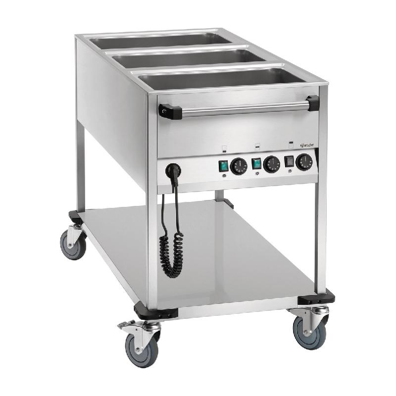 Chariot bain-marie WB3110 - 3 x GN  1/1 - Avec robinet de vidange | Bartscher_3