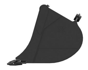 Godet d'excavation à l'arrière de la chargeuse pelleteuse - caterpillar finance france - extra-robuste - 406 mm (16 in), à verrouillage par axe_3