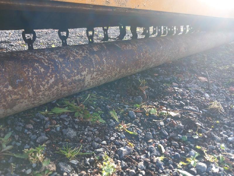Broyeur à axe horizontal Bomford 4.50m - Occasion - Couteaux cuillères avec châssis fixe et rouleau de jauge_3