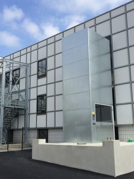 Monte-charges extérieur - Hamon - 1000 kg à 1500 kg - Élévation jusqu'à 12 mètres_3