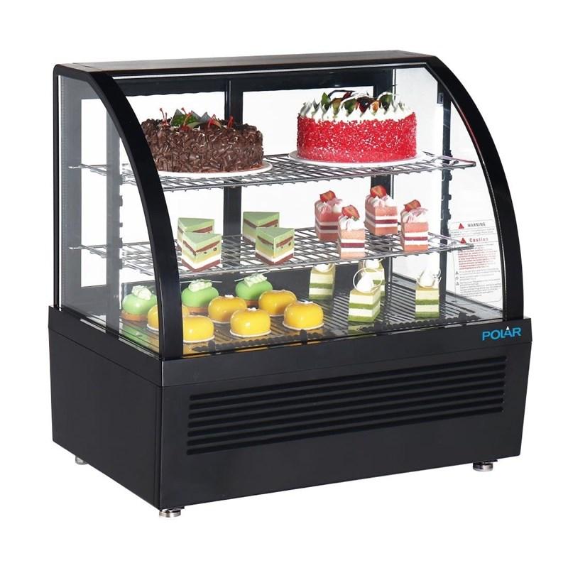 Vitrine réfrigérée de comptoir - 100L - Série C - Noire  - CU636 | Polar_3