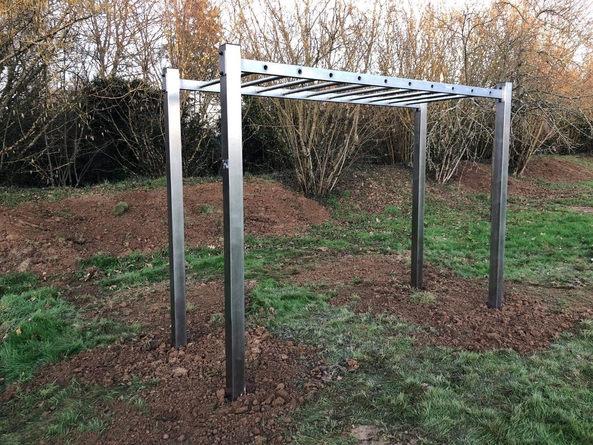 Station échelle horizontale en acier inoxydable - Référence SEH10 - 2m20 de hauteur standard_3