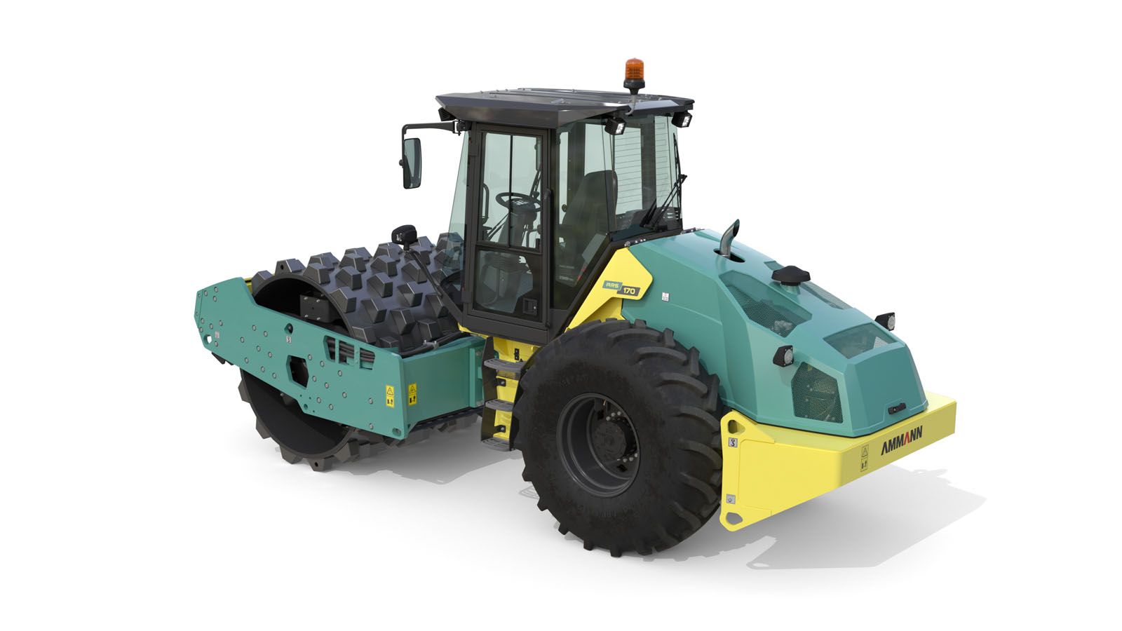 Ars 170 compacteur à un seul tambour - Ammann - poids d'exploitation 16 340 kg - visibilité à 360° et système ACE force_3