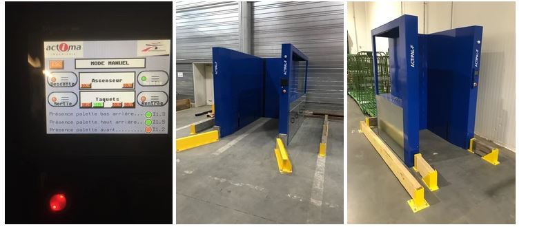 Empileur-dépileur fixe conçu pour Zone de stockage  -  capacité 15, 20, 25, 30 palettes  - disponible sur-mesure -  ACTIPAL-F_3