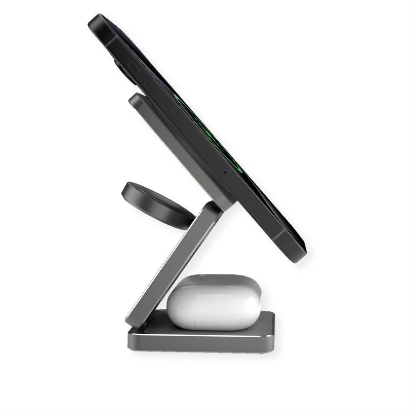 ROLINE Station de charge à induction 3-en-1, pliable, pour appareils SAMSUNG_3