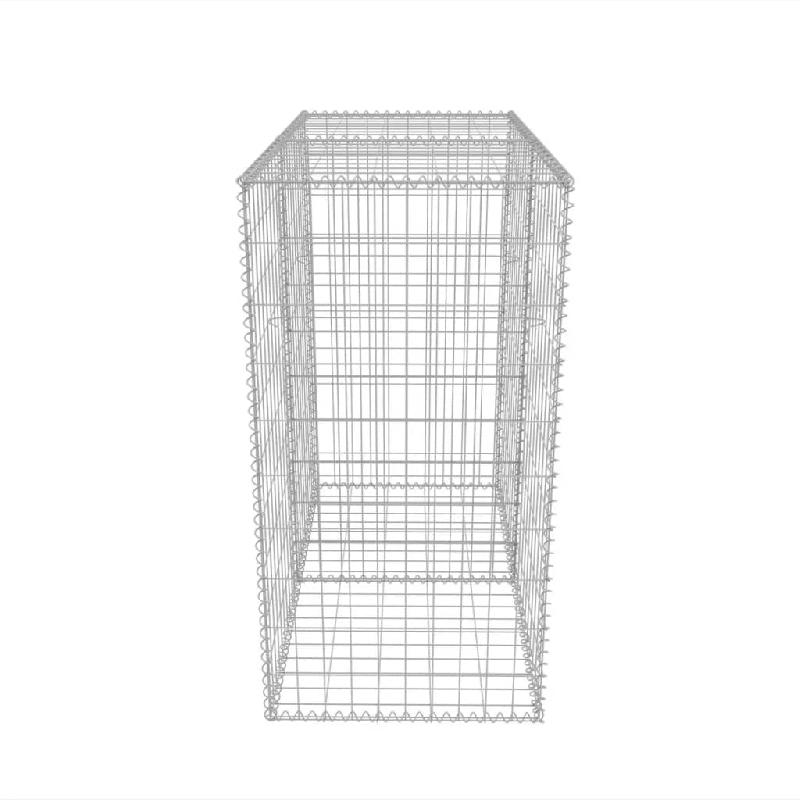 Vidaxl panier de gabion acier galvanisé 100x50x100 cm 142550_3