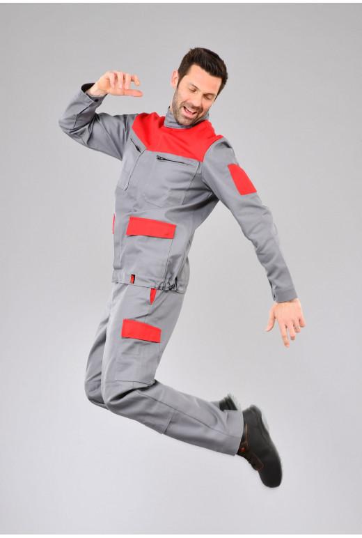 Blouson prestige idéal plus color - Réf. 438*cp5 - Multipoches, tissu contrasté, lavage industriel_3