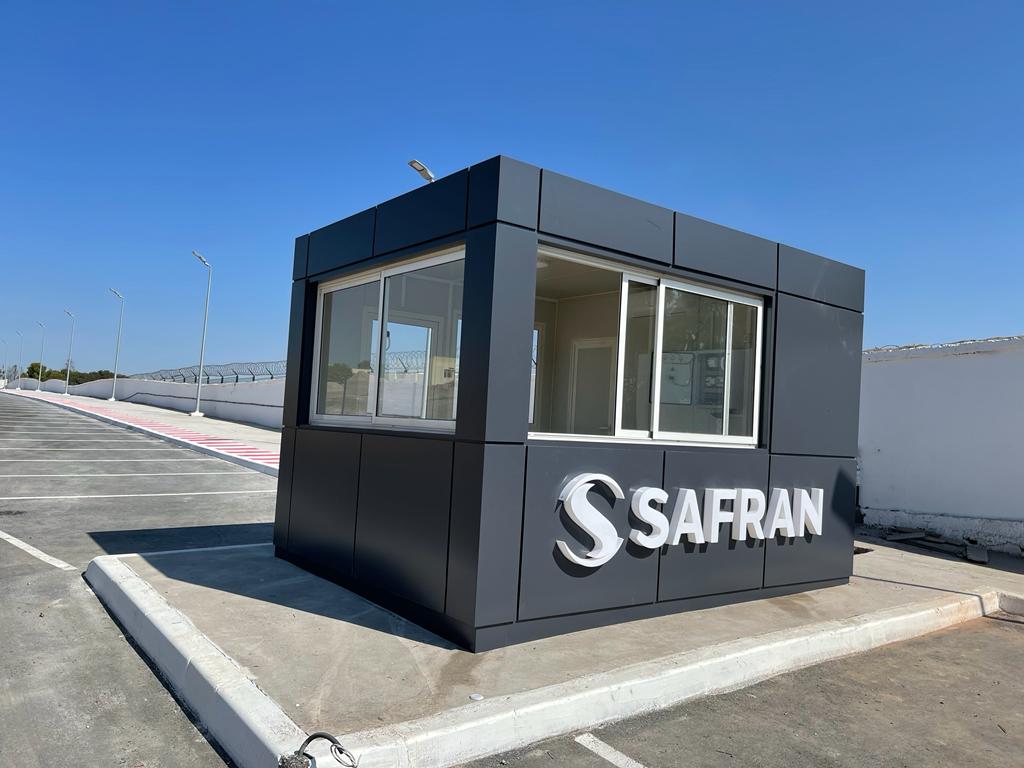 Guérite pratique et réutilisable pour chantiers