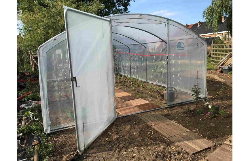 Serre de jardin 4 mètres de large pour un accès plus facile à vos cultures  - 4 SAISONS PLUS_4